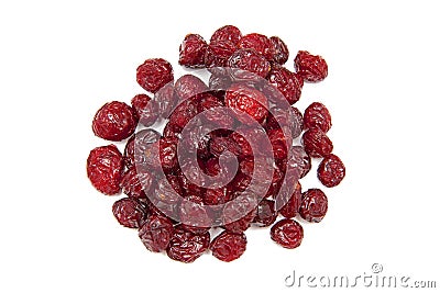 Dried cranberries Stock Photo