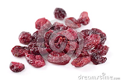 Dried Cranberries Stock Photo