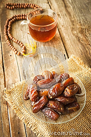 Dried date fruit. Stock Photo