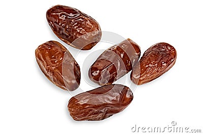 Dried Dates Stock Photo