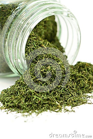 Dried dill weed Stock Photo