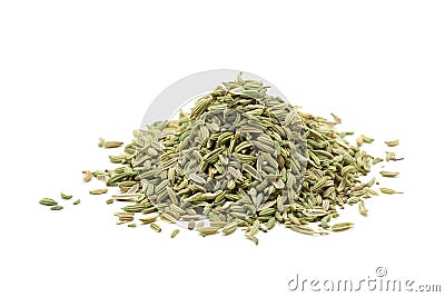 Dried the fennel seeds Stock Photo