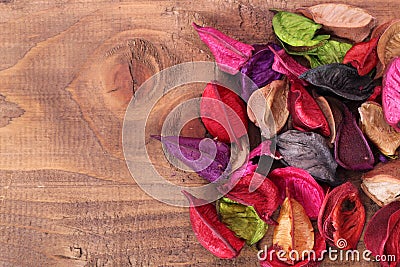 Dried Flowers Stock Photo