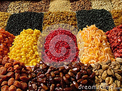 Dried fruit Stock Photo