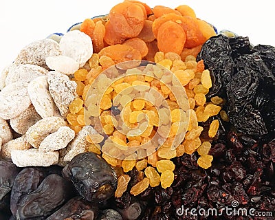 Dried fruit Stock Photo