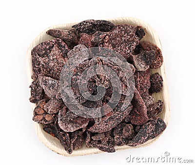 Dried garcinia Stock Photo