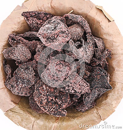 Dried garcinia Stock Photo