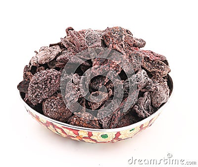 Dried garcinia Stock Photo