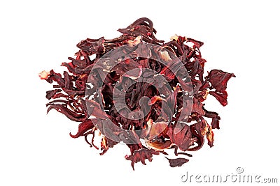 Dried Hibiscus flower Stock Photo