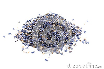 Dried Lavender Close Up Stock Photo