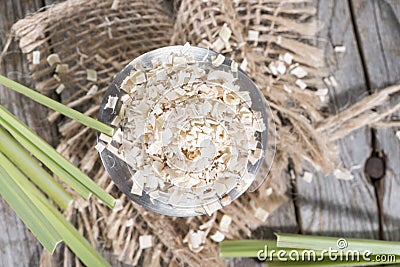 Dried Lemon Grass Stock Photo