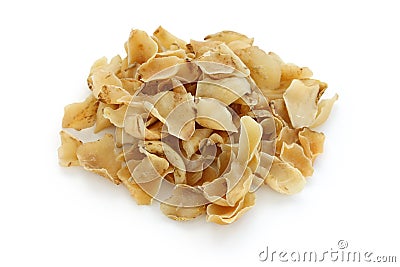 Dried lily bulbs, traditional chinese herbal medic Stock Photo