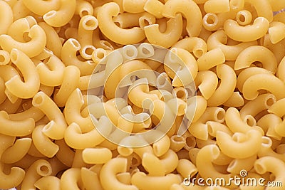 Dried Macaroni Stock Photo