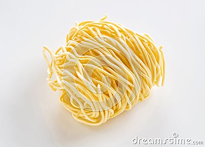 Dried noodles Stock Photo