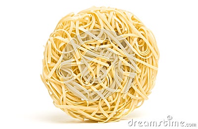 Dried Noodles Stock Photo