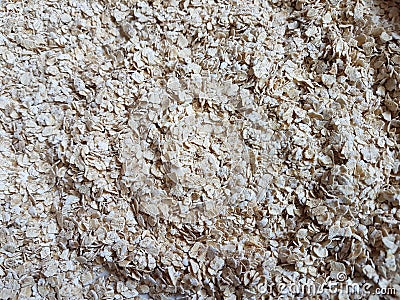 Dried oat flakes healhy food natural vegetarian background Stock Photo