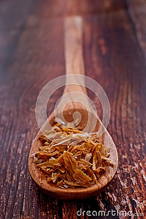 Dried onion Stock Photo