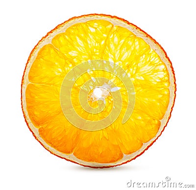 Dried orange fruit slice Stock Photo