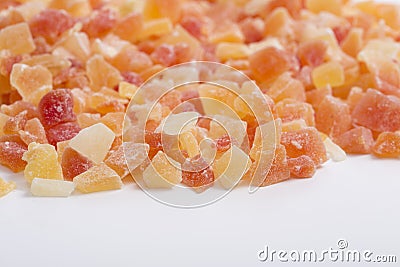 Dried papaya Stock Photo