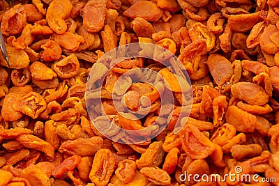 Dried Peaches for Snacking Stock Photo