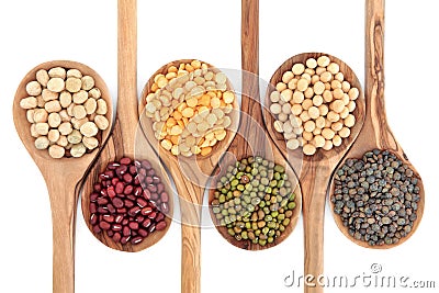 Dried Pulses Stock Photo