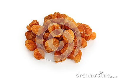 Dried seedless longan(dragon eye),traditional chin Stock Photo