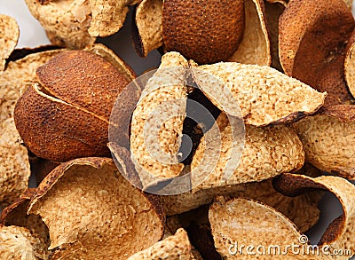 Dried tangerine peel Stock Photo