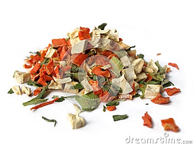 Dried vegetables Stock Photo