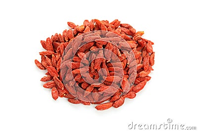 Dried wolfberry(goji berry),traditional chinese he Stock Photo