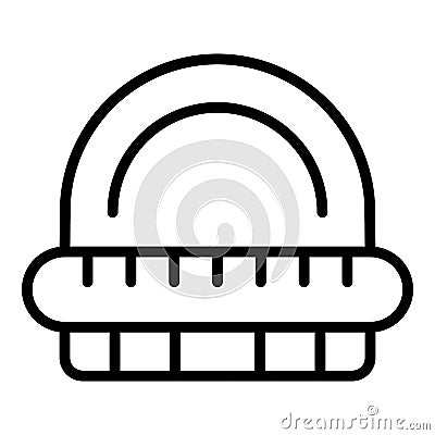Drier icon outline vector. Air machine Vector Illustration