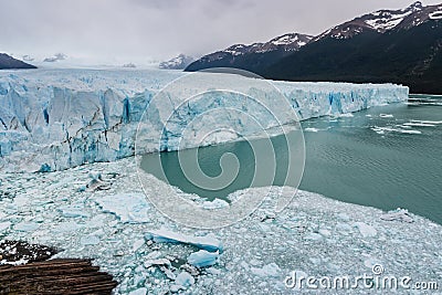 Drift ice at Perito Moreno glacier Stock Photo