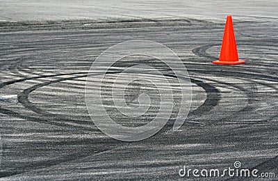 Drift marks Stock Photo