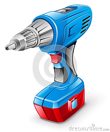 Drill Vector Illustration