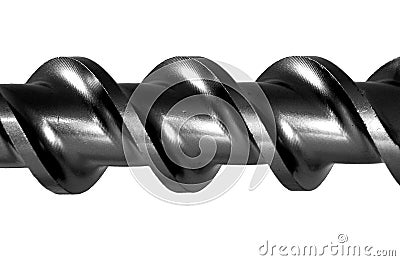 Drill Bit close up Stock Photo