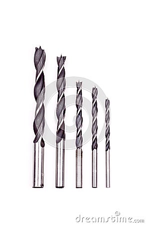 Drill bits Stock Photo