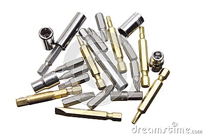 Drill Bits Stock Photo