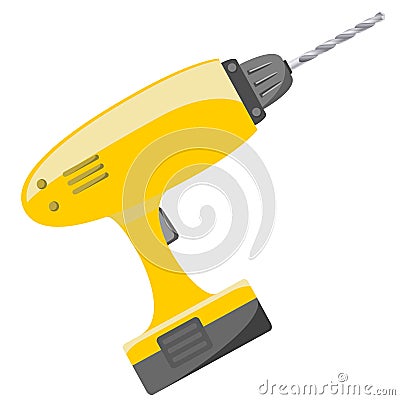 Drilling machine Vector Illustration