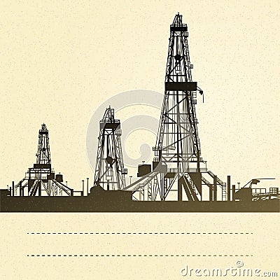 Drilling machine. Vector Illustration