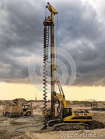 Drilling machine Stock Photo