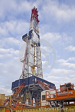 Drilling rig Stock Photo