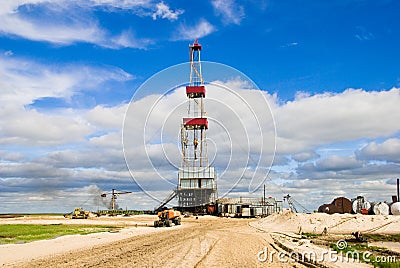 Drilling Rig Stock Photo