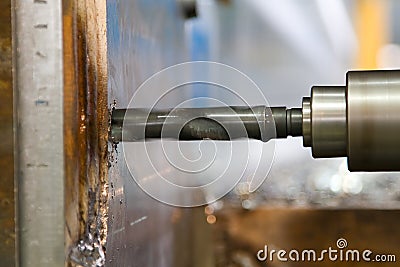 Drilling steel Stock Photo