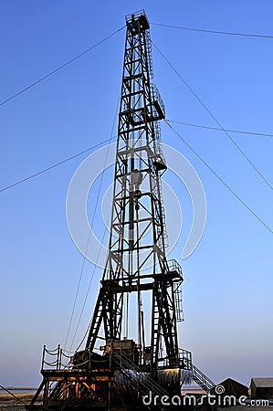 Drilling tower Stock Photo