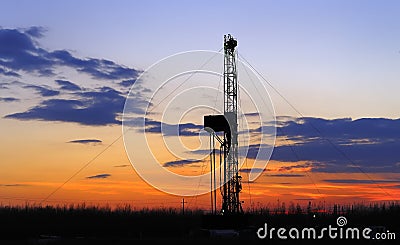 Drilling tower Stock Photo