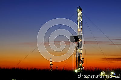 Drilling tower Stock Photo