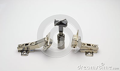 Drills and cutters for a boring-additive machine for assembling Stock Photo