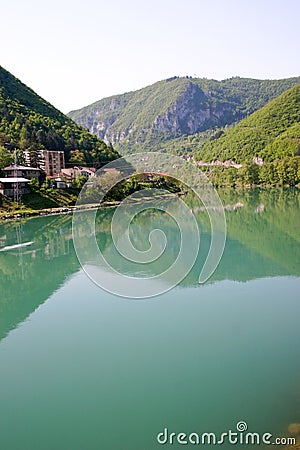 Drina river Stock Photo