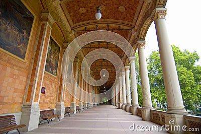 Drink hall of Baden Baden Stock Photo