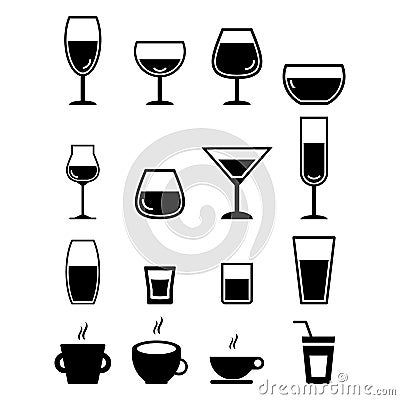 Drink Icon Stock Photo