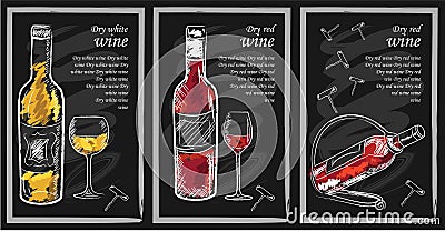 Drink menu Vector Illustration